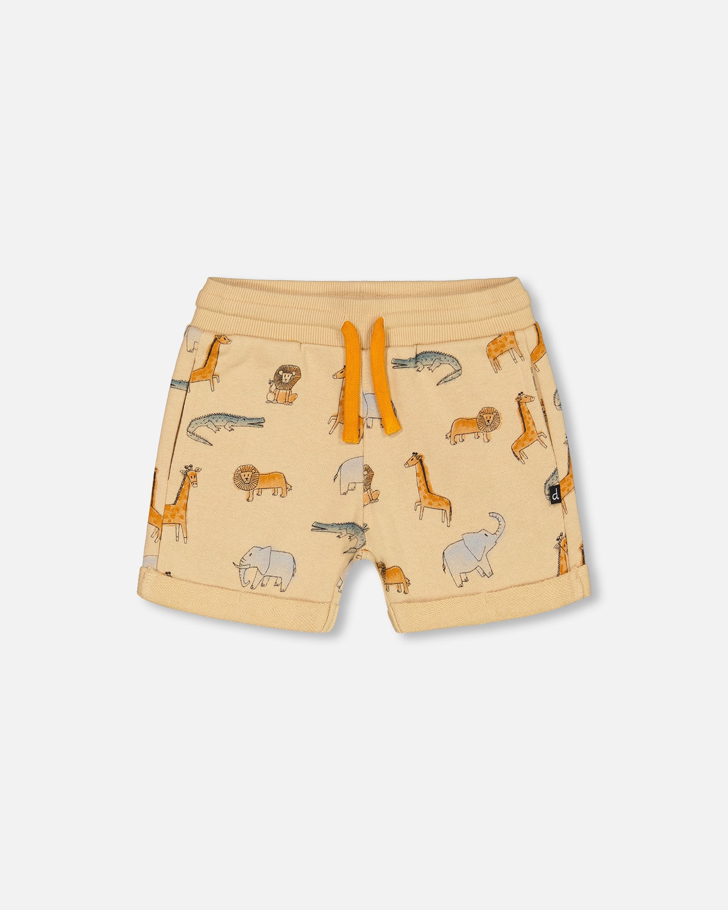 French Terry Short - Printed Jungle Animal