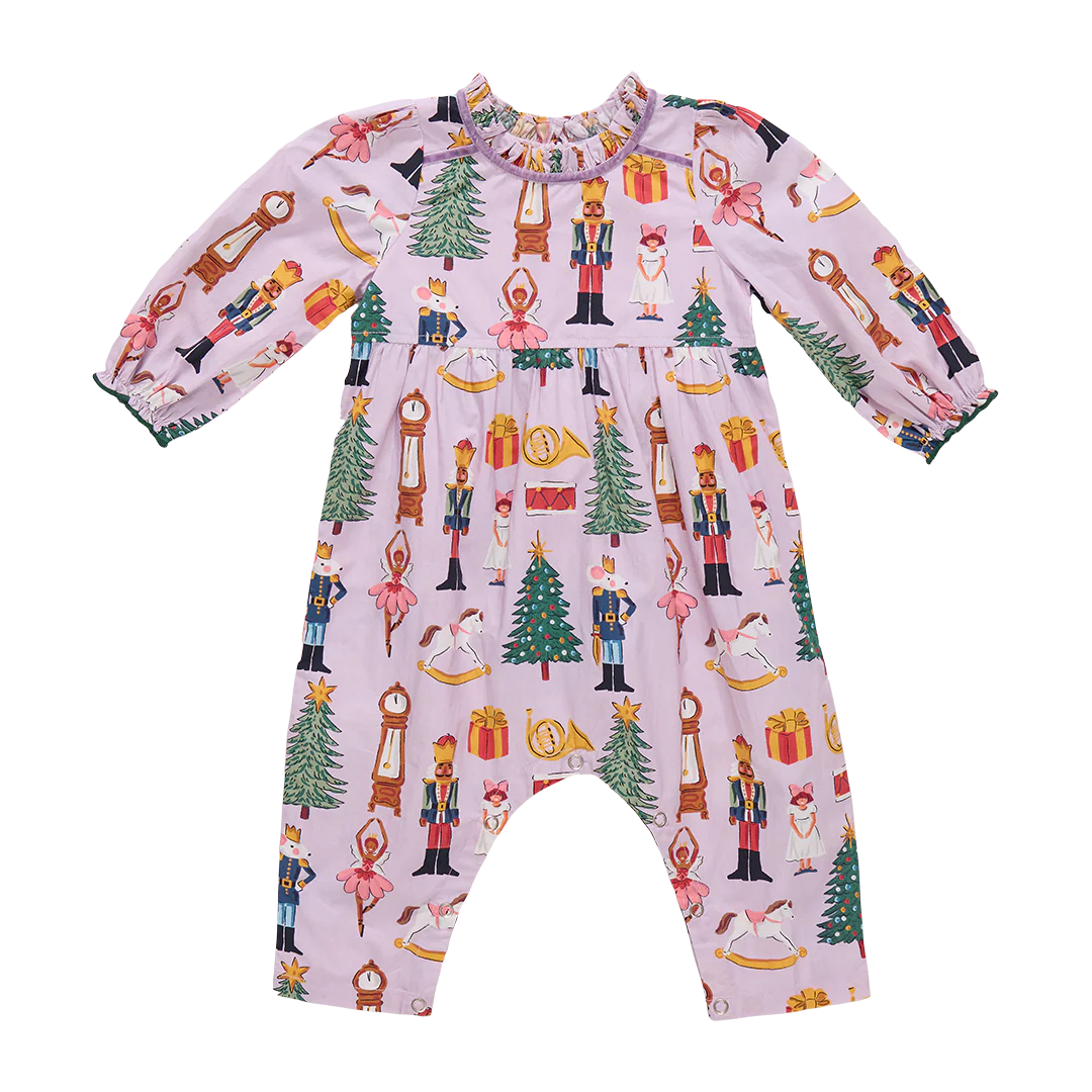 Baby Girls Charlie Jumper - Lavender Nutcracker Little Sprout