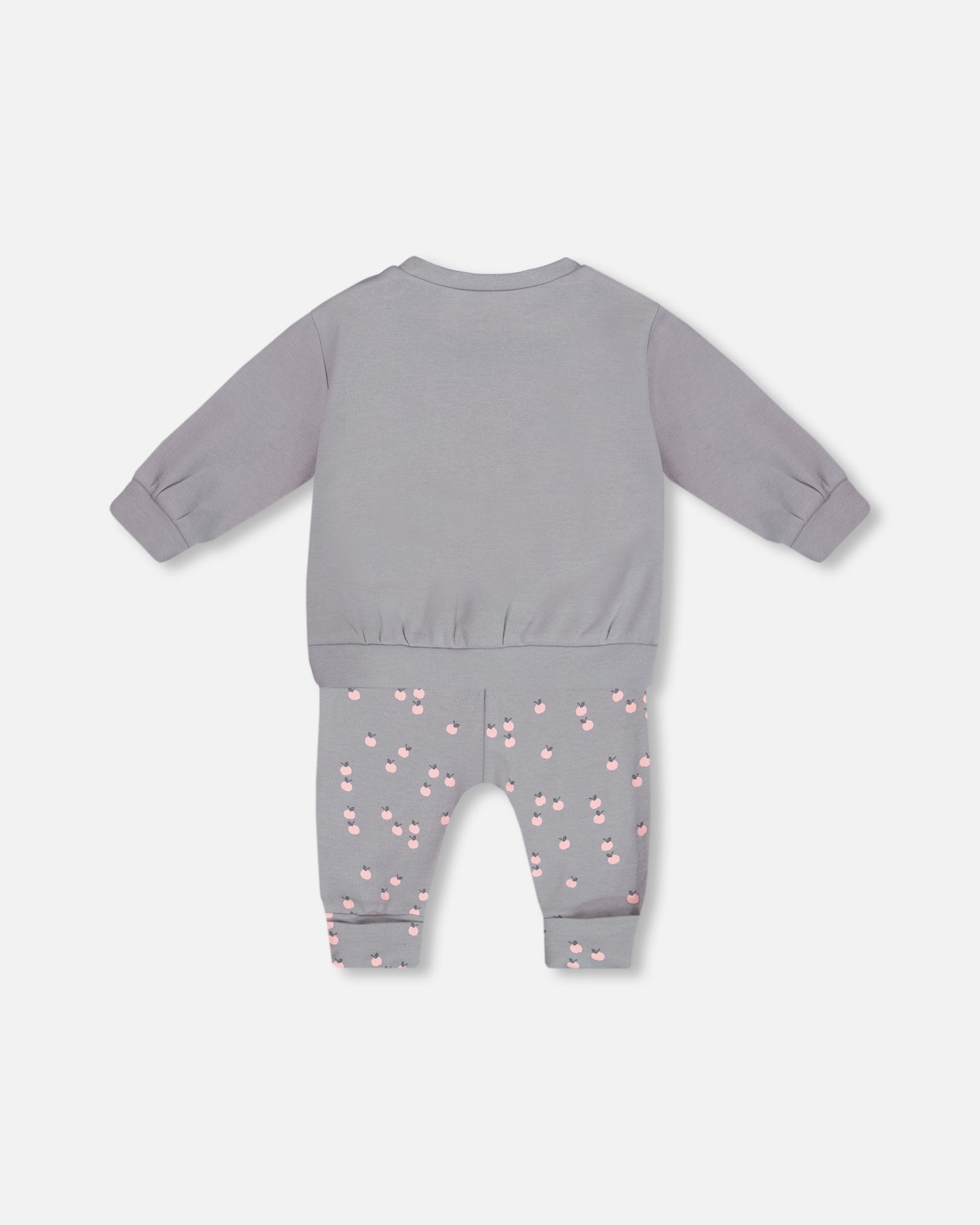 Baby Top and Pants Set - Printed Apples