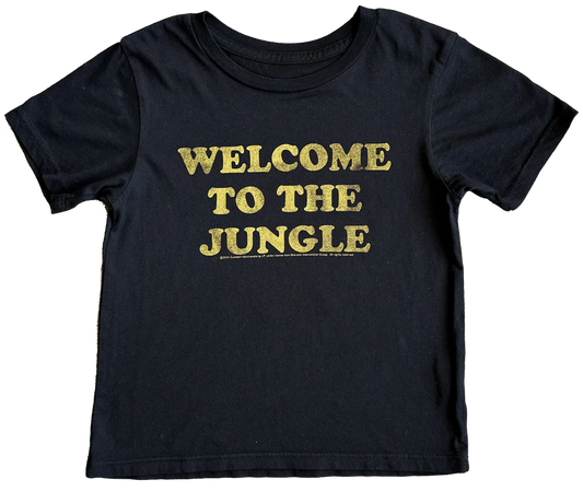 Guns N Roses Welcome to the Jungle Short Sleeve Tee - Jet Black