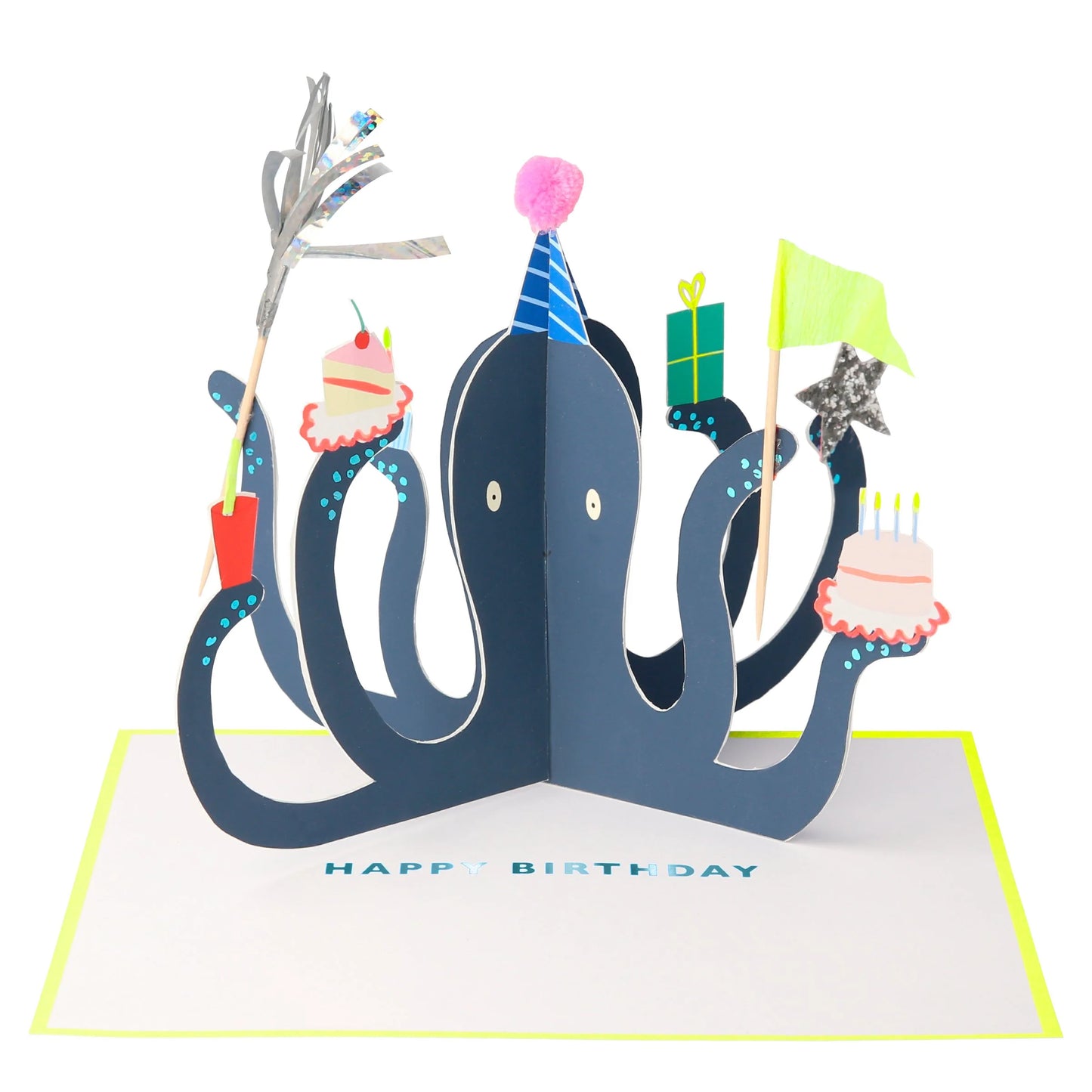 octopus birthday card