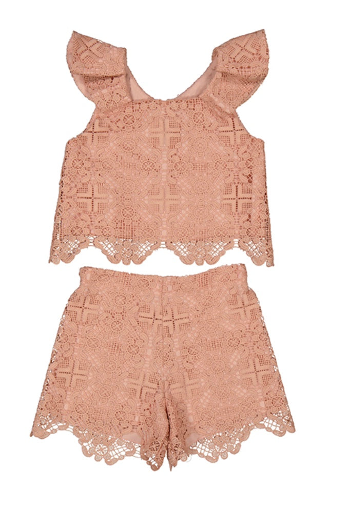 Crochet Short Set -