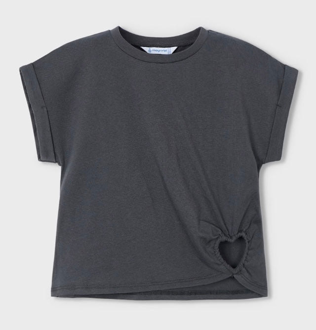 Girl Heart T-Shirt - Charcoal