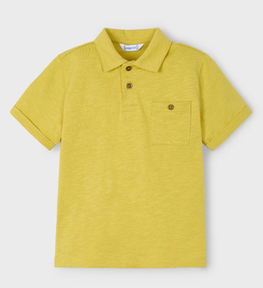 Short Sleeve Polo - Gold