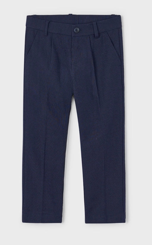 Linen Dress Pants - Navy