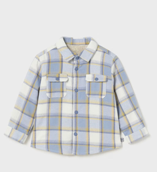 Baby Lined Overshirt - Glacier