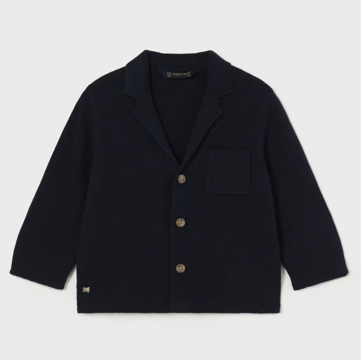 Baby Tricot Jacket - Navy