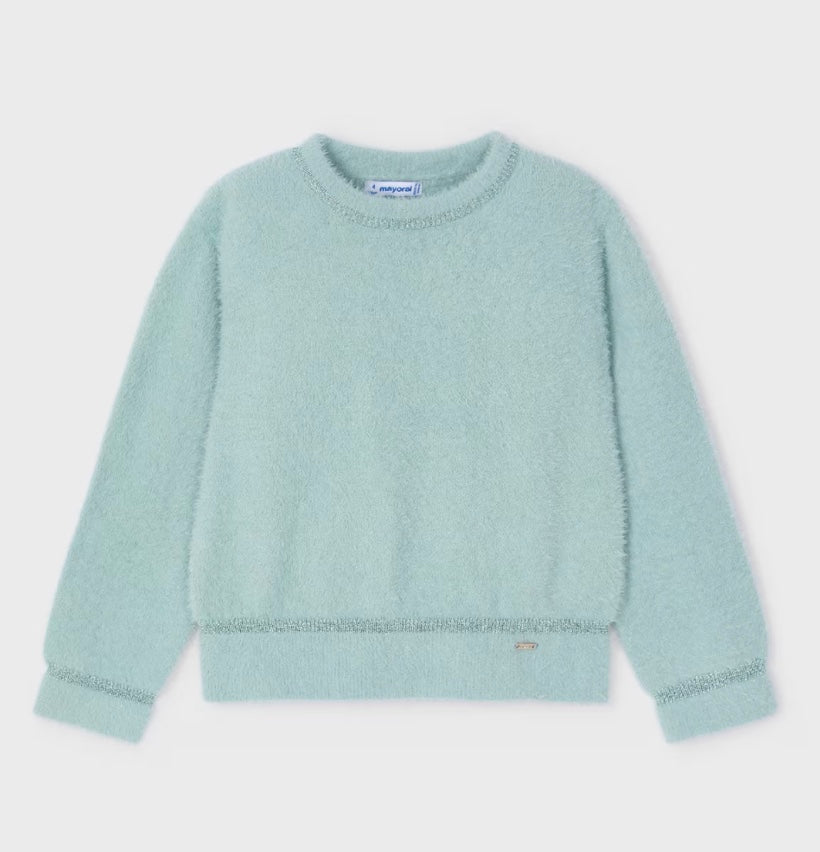 Fuzzy Sweater for Girls - Jade