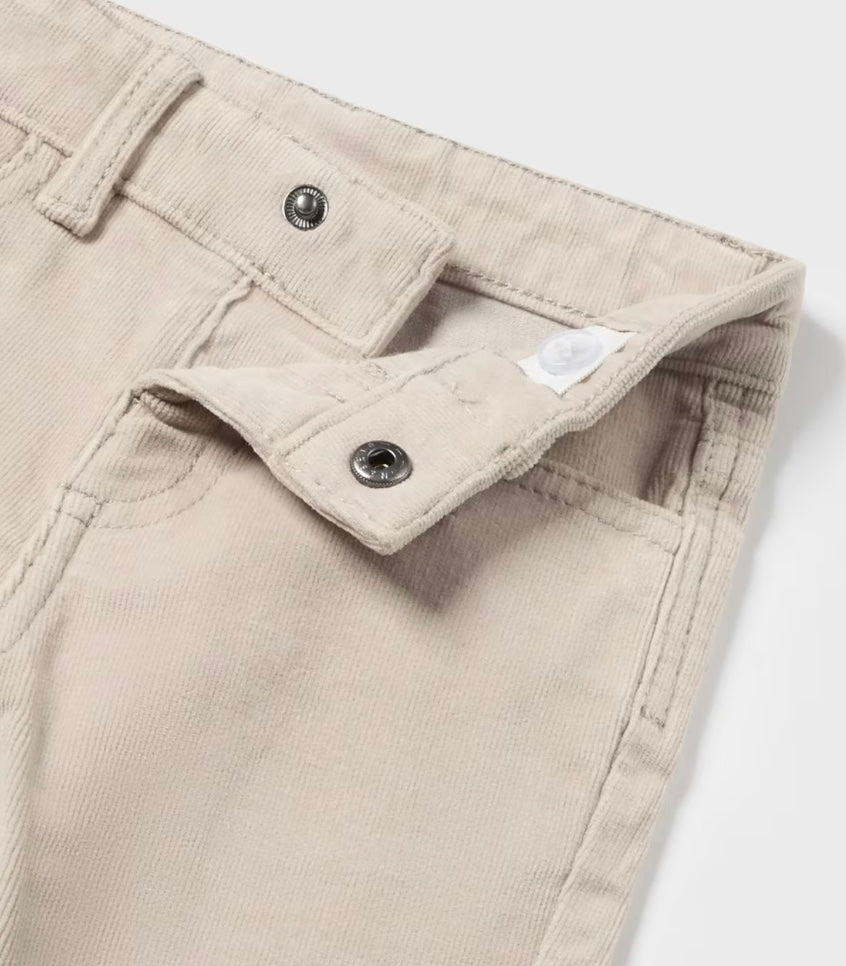 Baby Basic Corduroy Pants - Gypsum