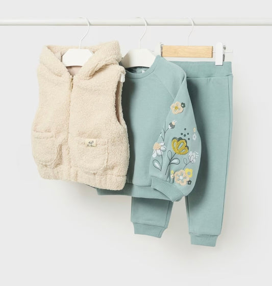 Baby 3-Piece Tracksuit - Emerald