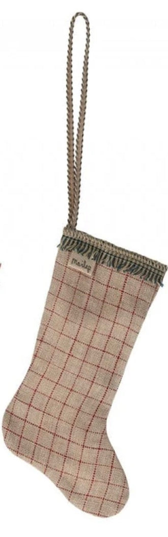 Stocking Ornament - Red Check