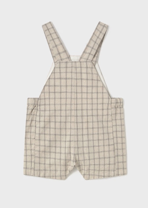 Baby Dressy Dungarees - Canvas