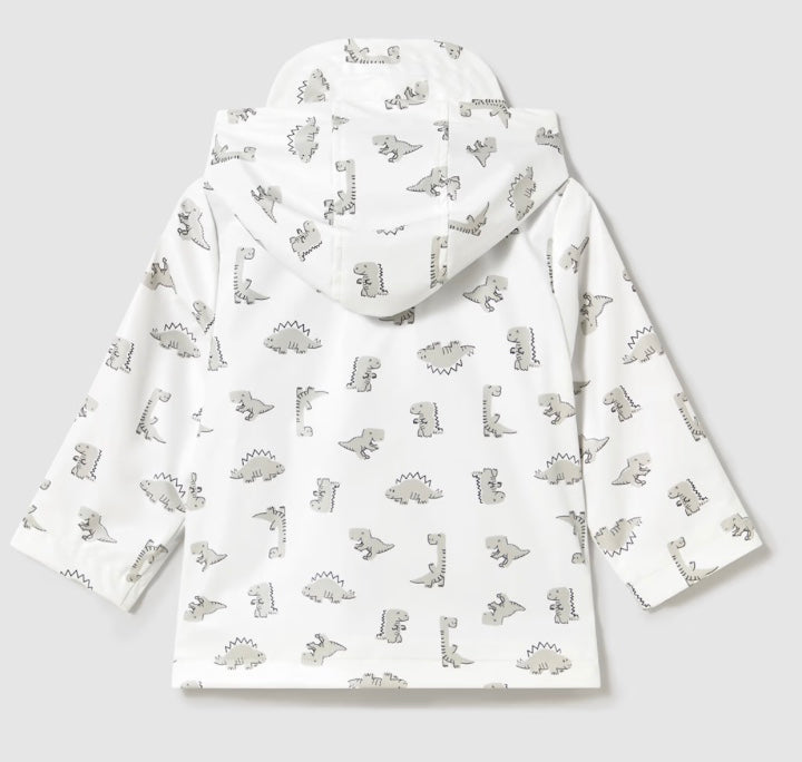 Baby Water Repellent Raincoat - Bone