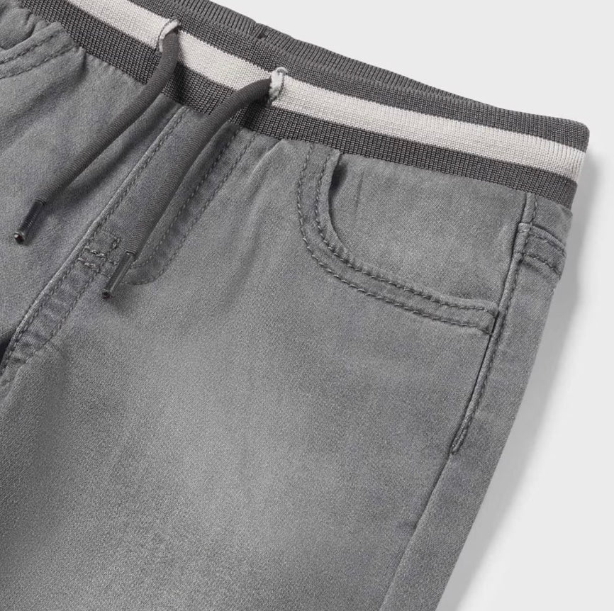 Baby Jogger Style Jeans - Light Grey