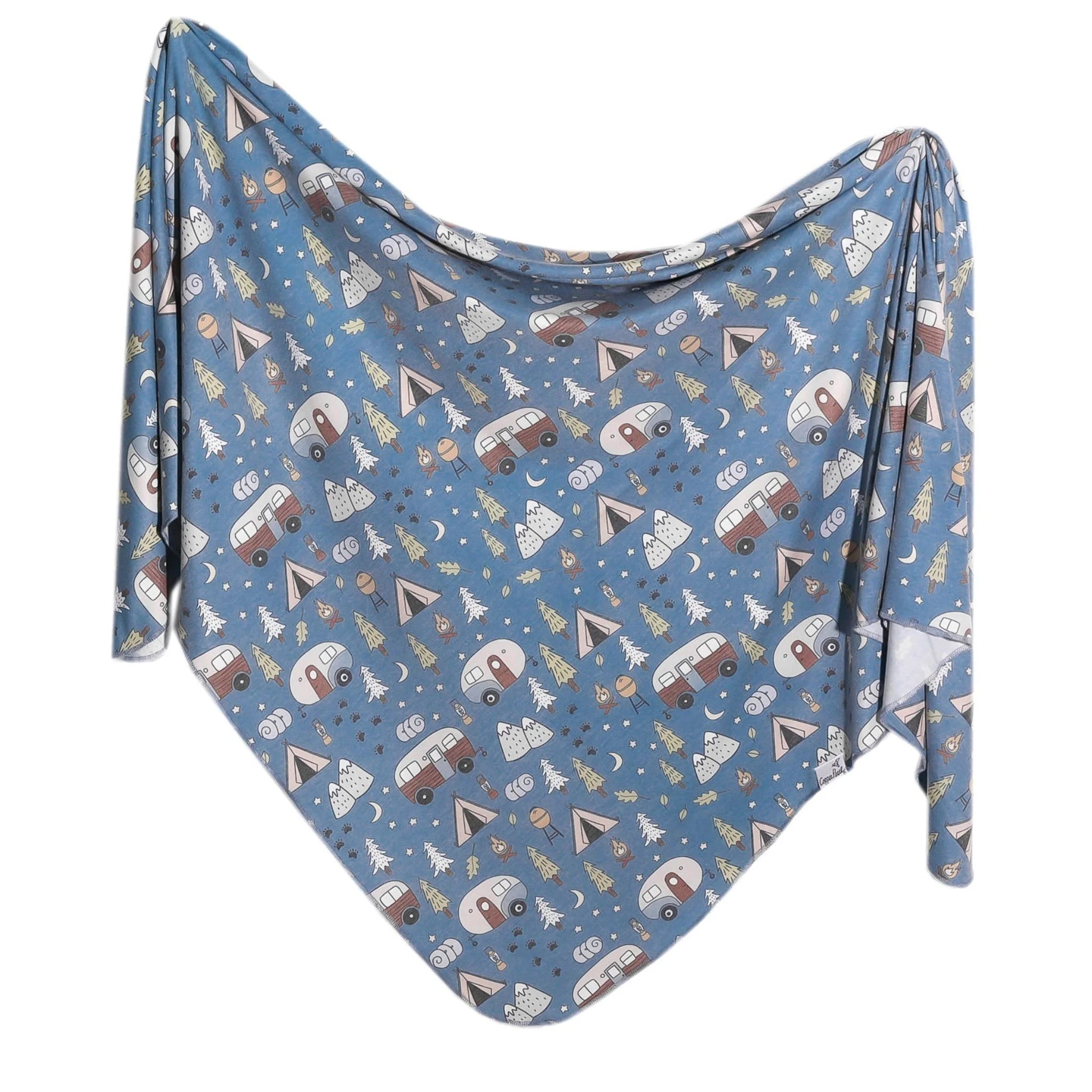 Copper Pearl knit blanket single swaddle bridger