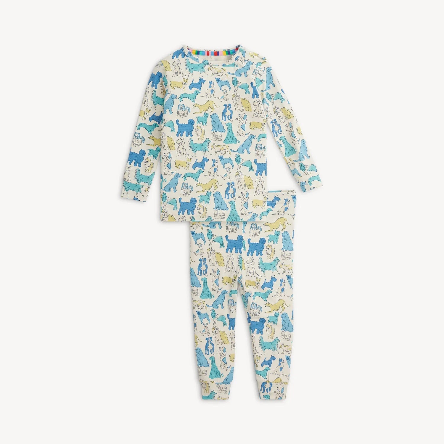 Blue It's a Paw-ty Right Fit Long Sleeve Pajama Set