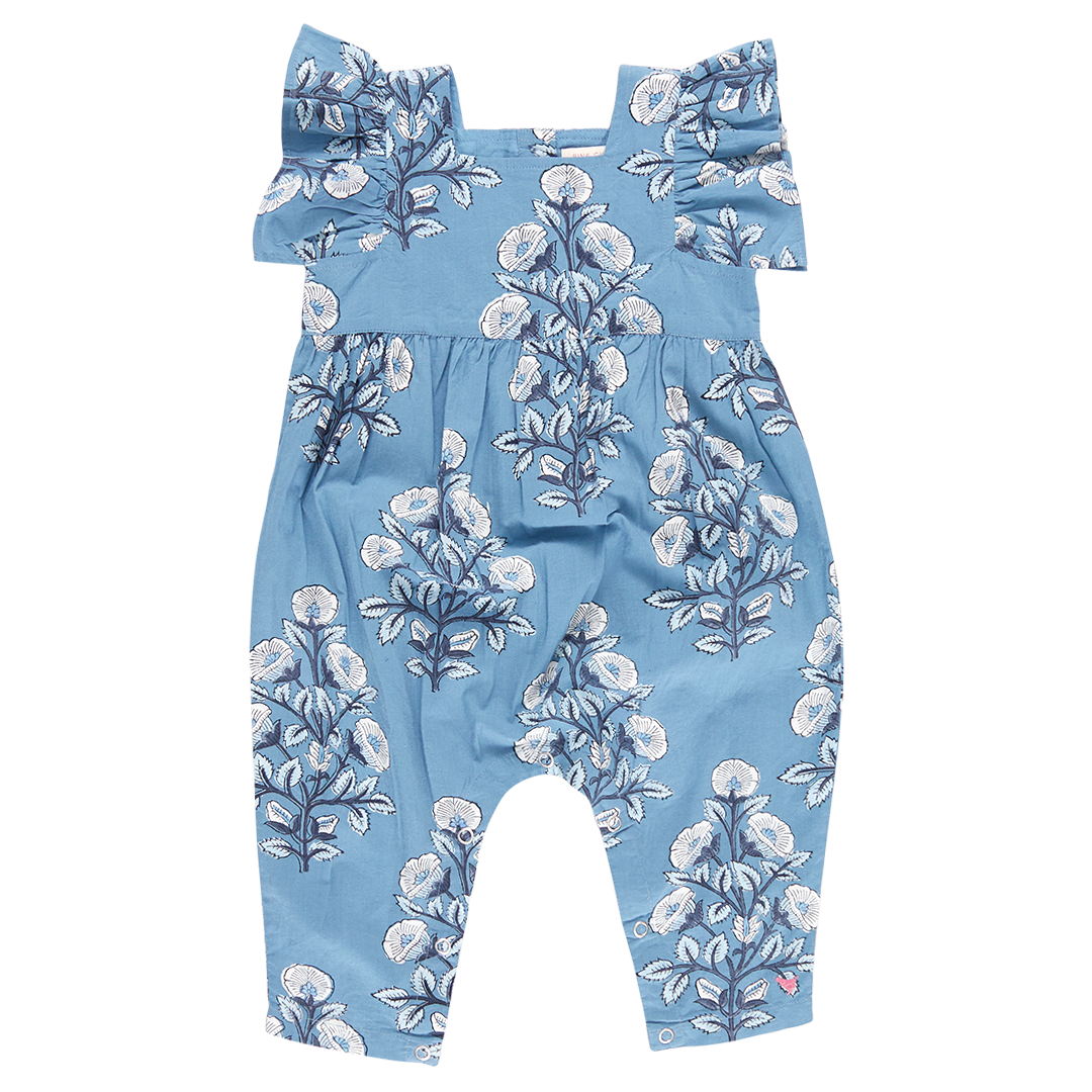 Baby Girls Elsie Jumper - Blue Bouquet Floral