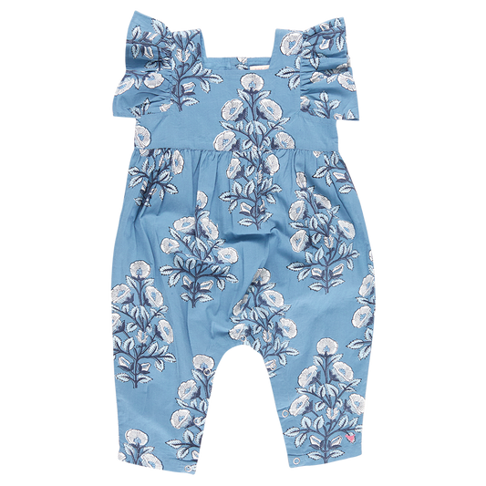 Baby Girls Elsie Jumper - Blue Bouquet Floral