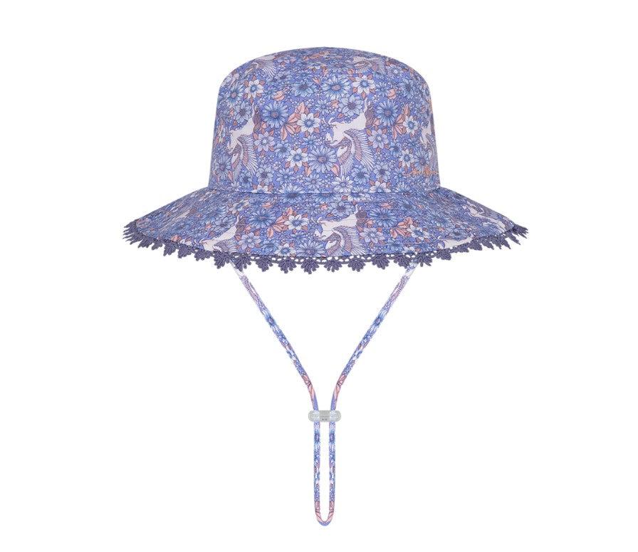 Baby Girls Bucket Hat - Crystal Purple