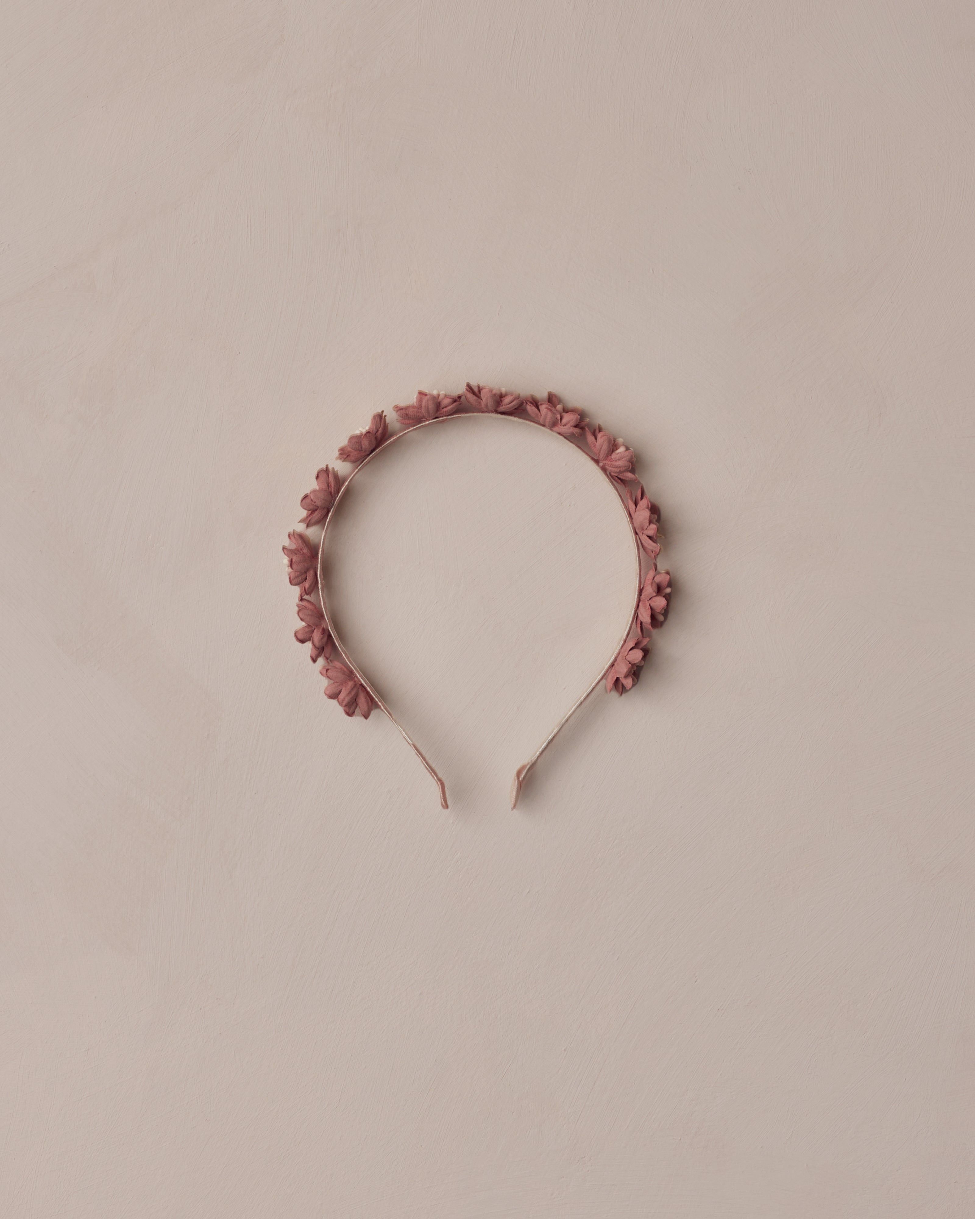 Noralee Floral Headband Raspberry Little Sprout