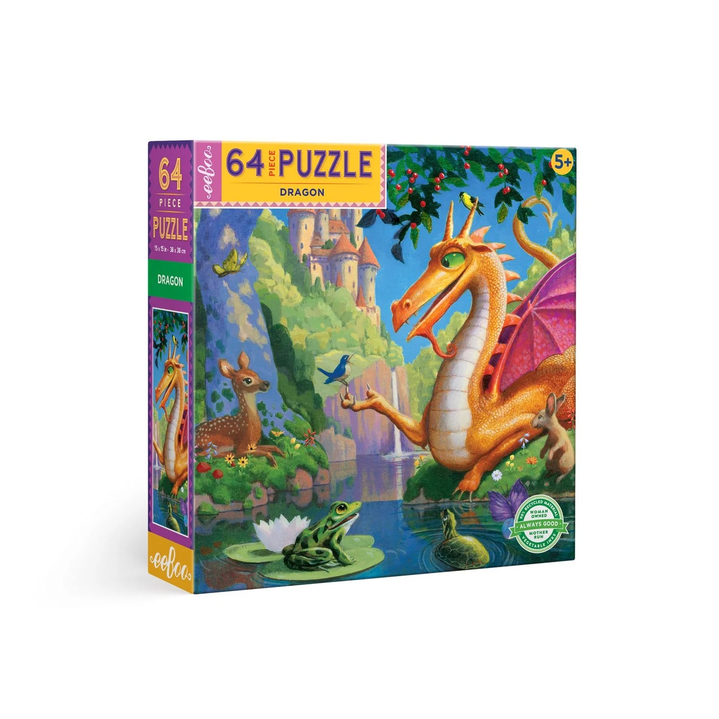 64 Piece Puzzle - Dragon