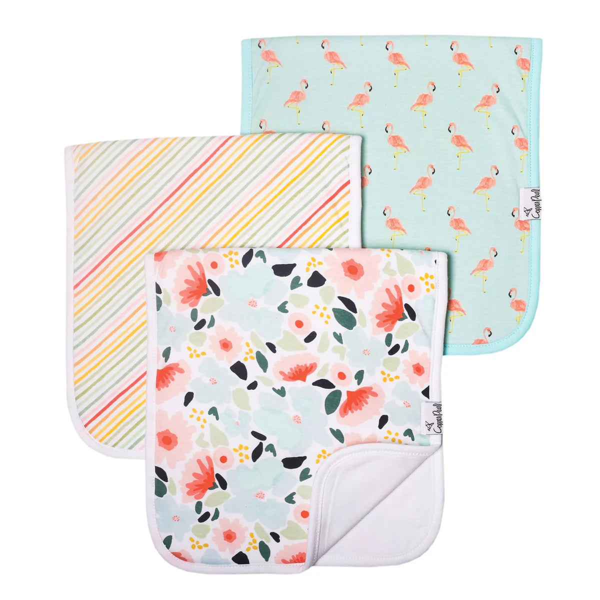 Burp Cloth Set (3-Pack) - Leilani-Little Sprout