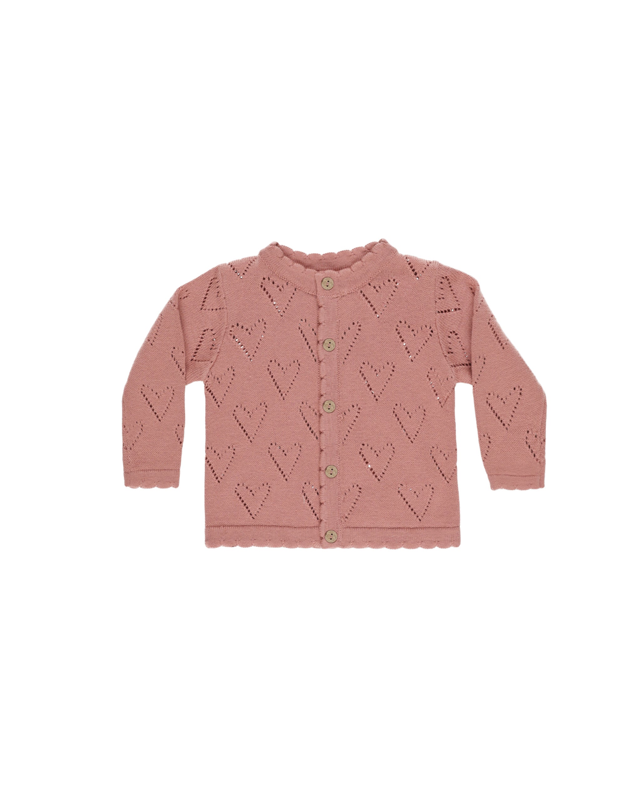 Knit Cardigan - Lipstick