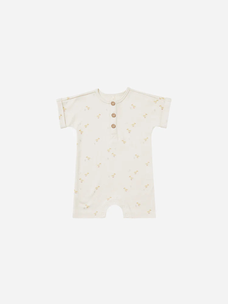 Short Sleeve One-Piece - Ducks