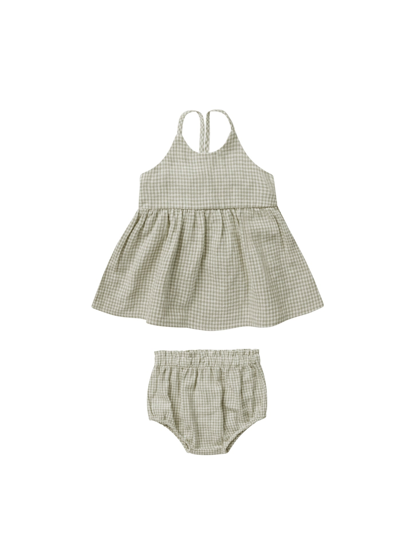 Zenni Set - Sage Gingham