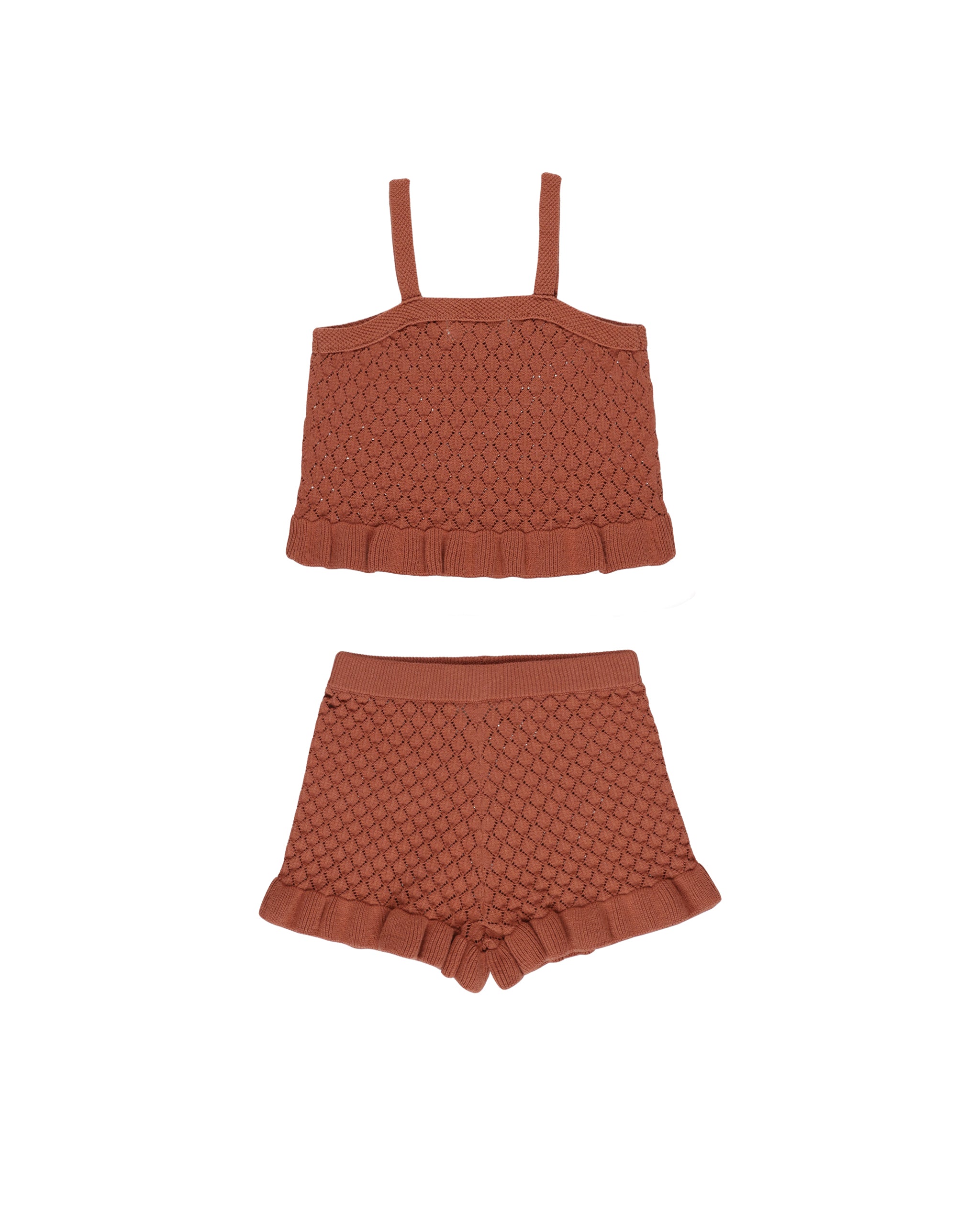 Crochet Tank Set - Poppy-Little Sprout
