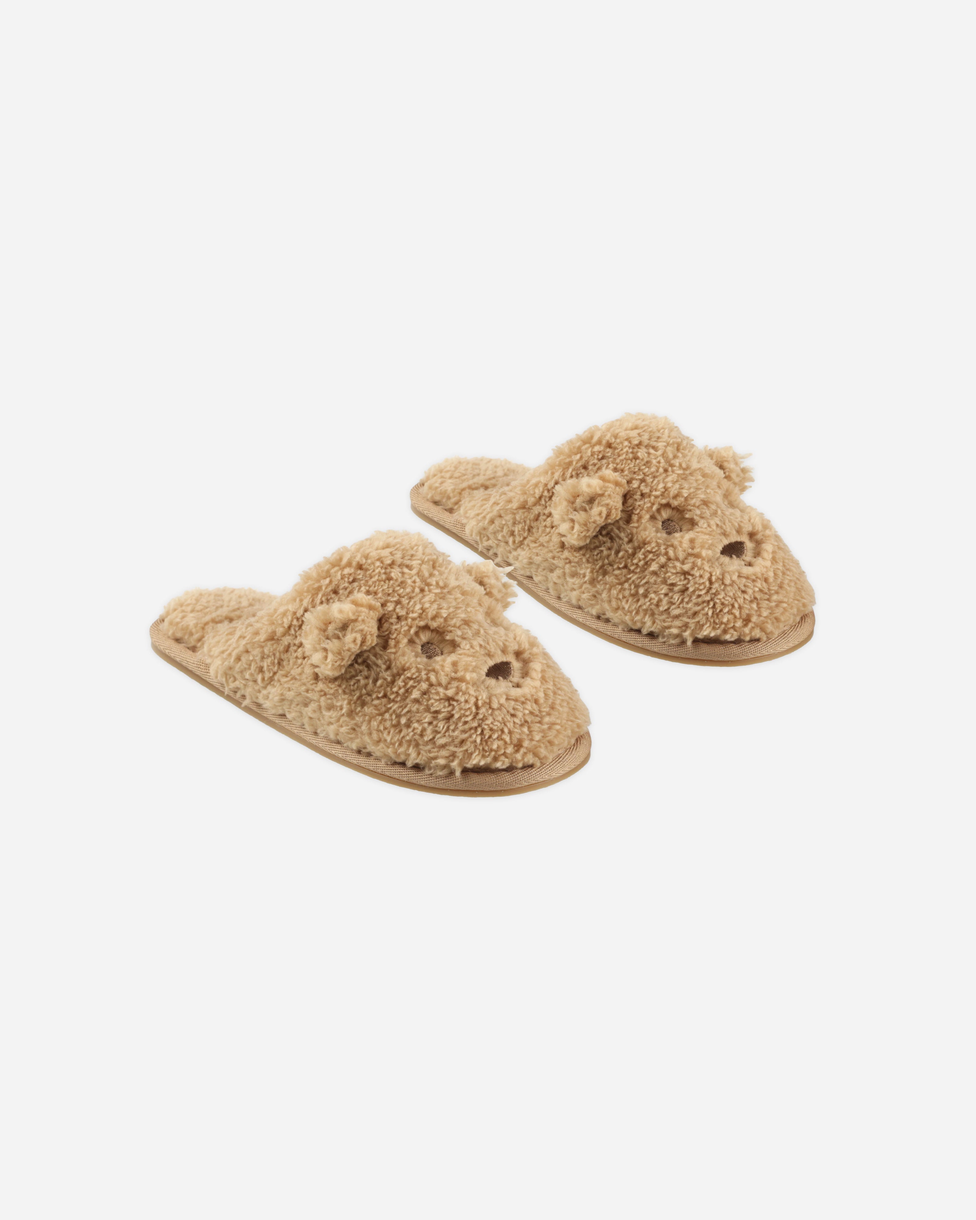 Rylee + Cru Bear Slippers Gold Little Sprout