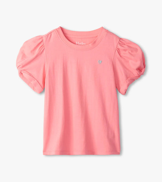 Sachet Pink Twisted Sleeve Tee