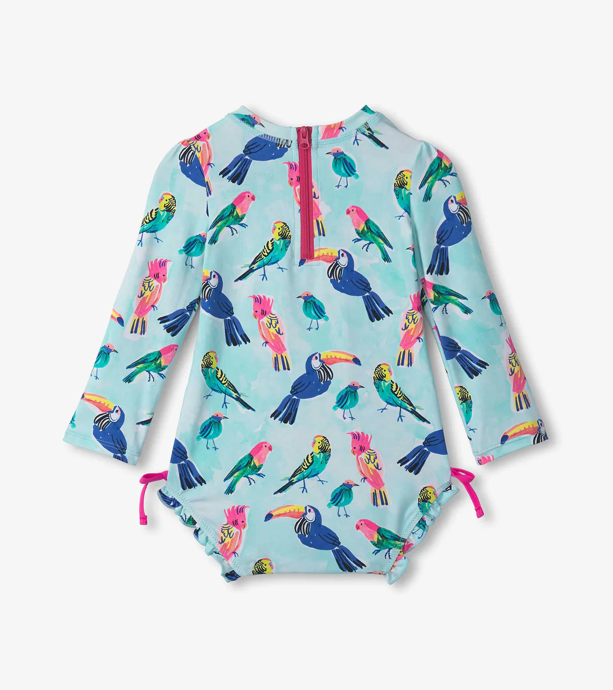 Tropical Bird Baby Rashguard Swimsuit