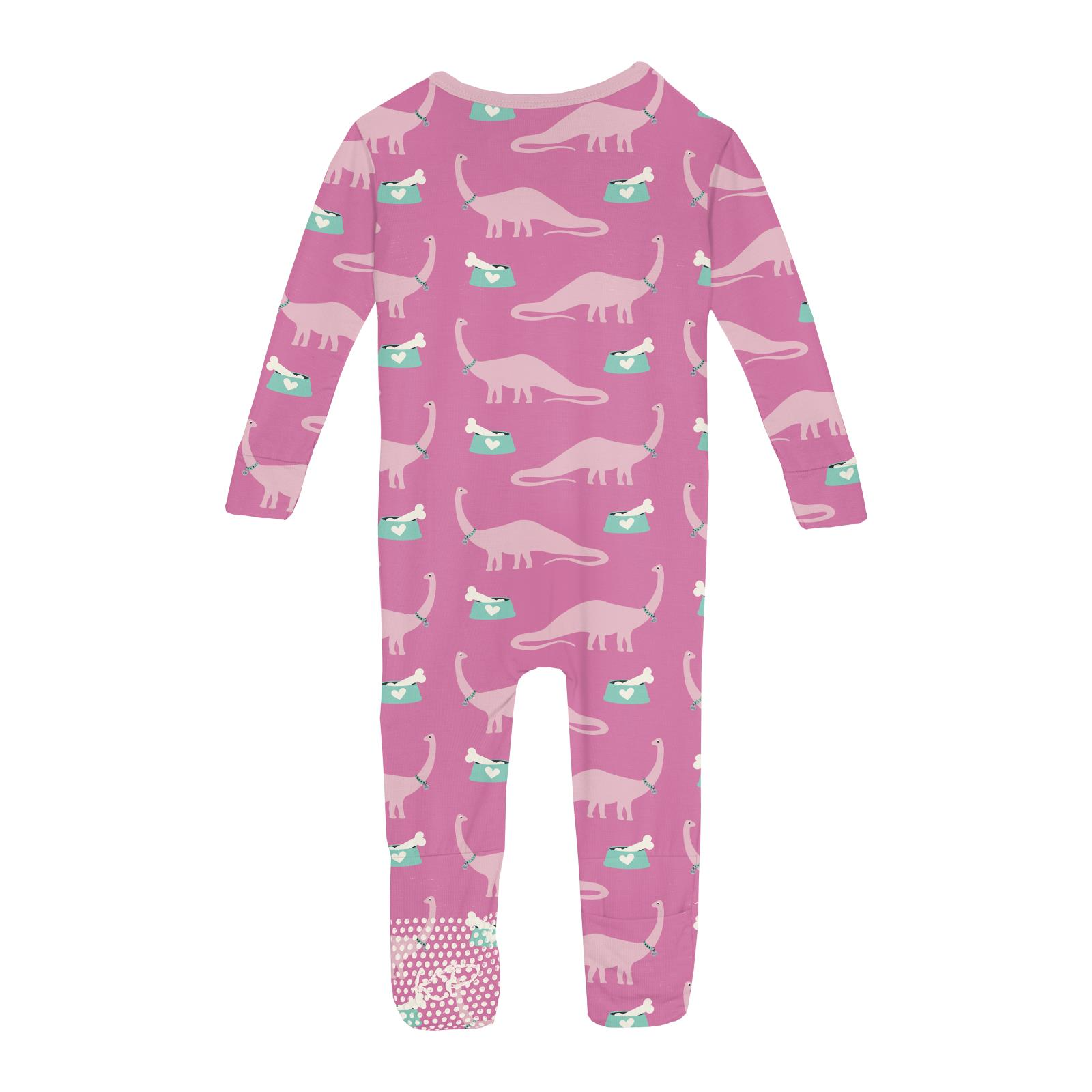 Print Convertible Sleeper with Zipper - Tulip Pet Dino