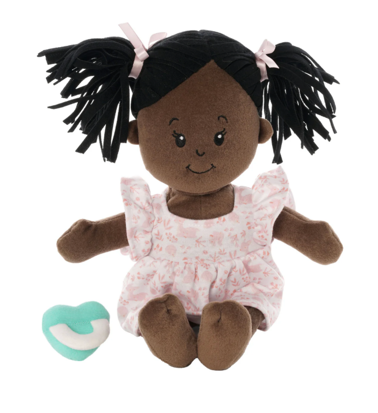 Manhattan Toy Love, Stella Doll Brown with Black Pigtails