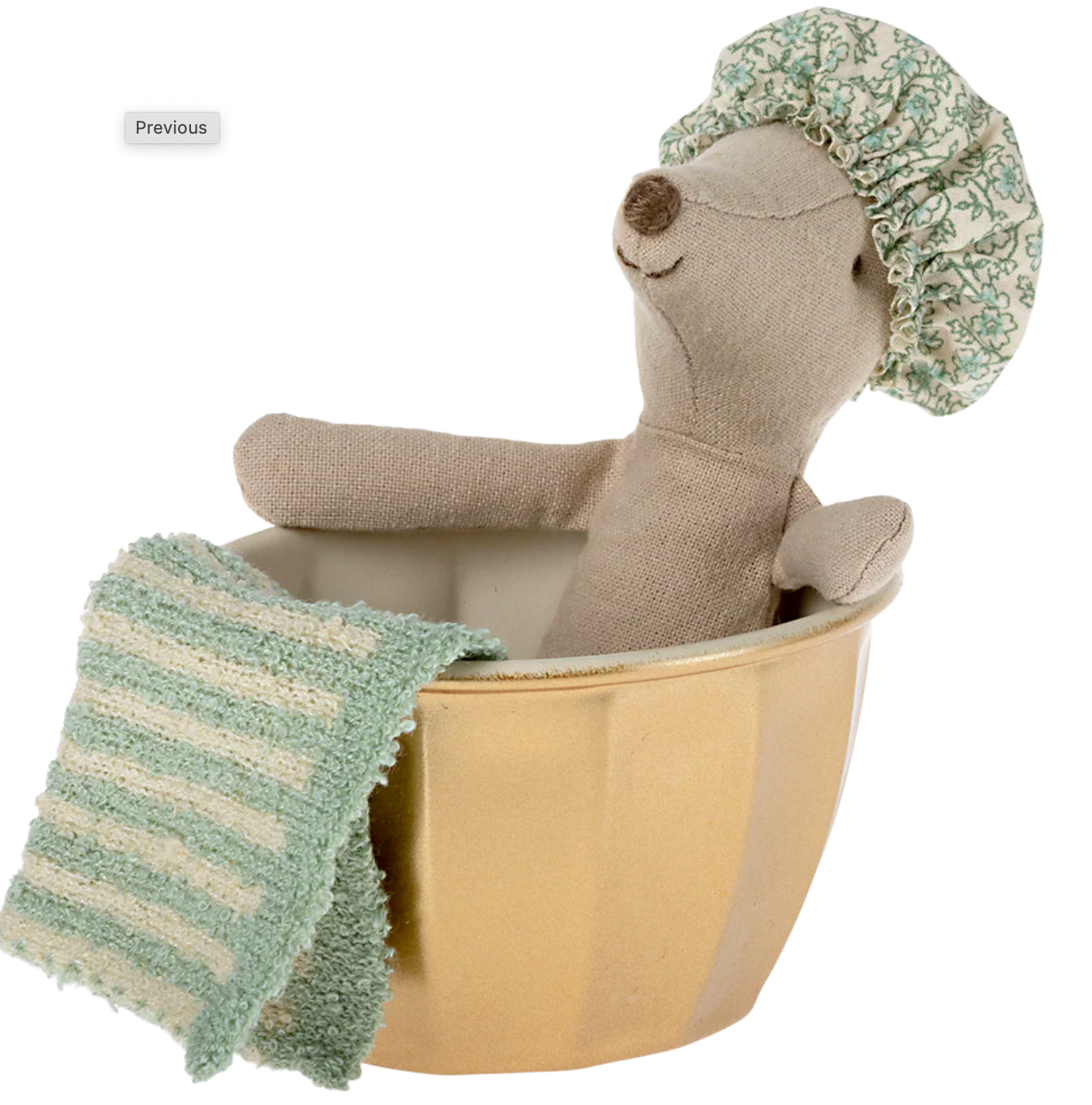 Maileg Wellness Mouse Big Sister Mint Little Sprout