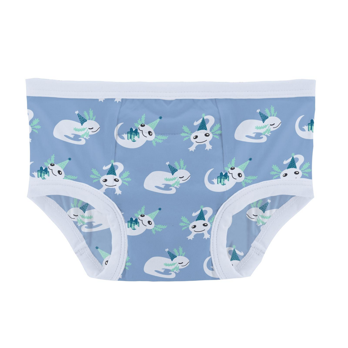 Print Training Pants - Dream Blue Axolotl Party