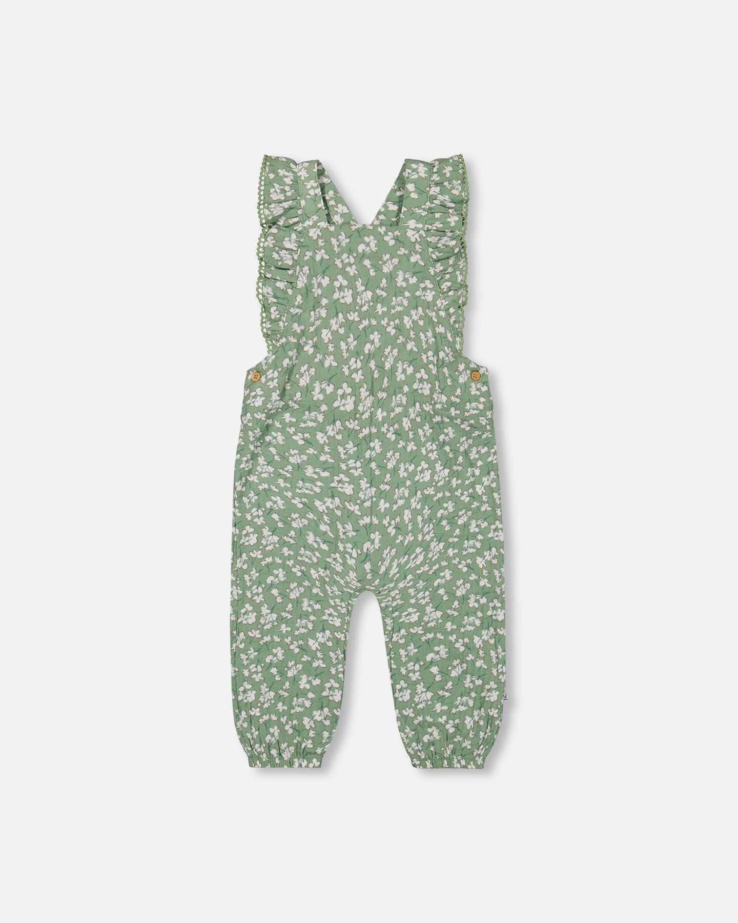 Jumpsuit - Printed Ditsy Floral Muslin