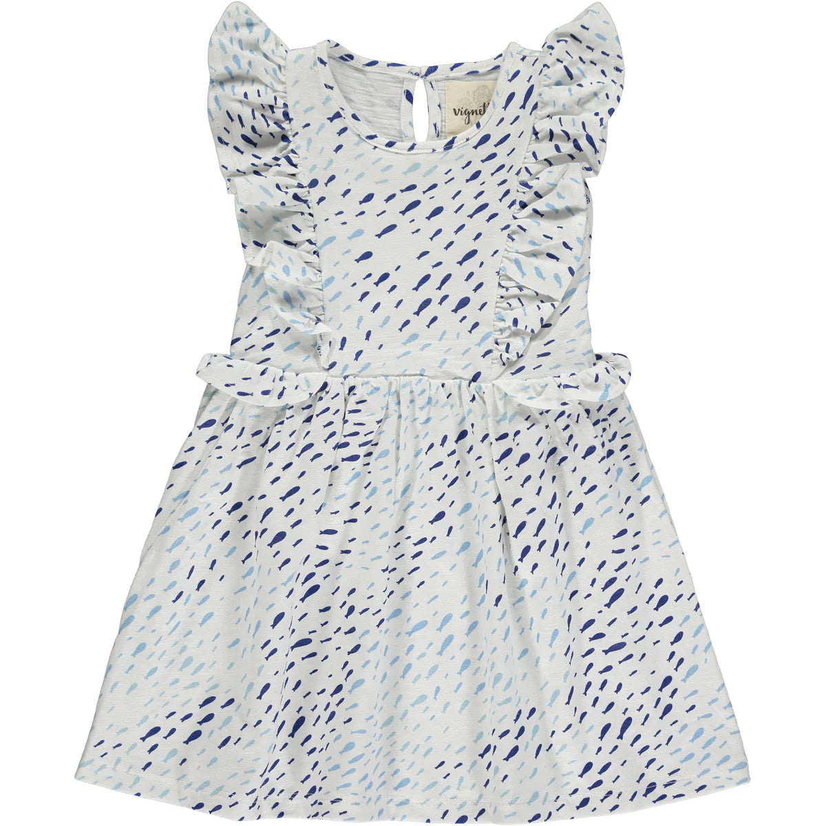 Maria Dress - Blue Fish