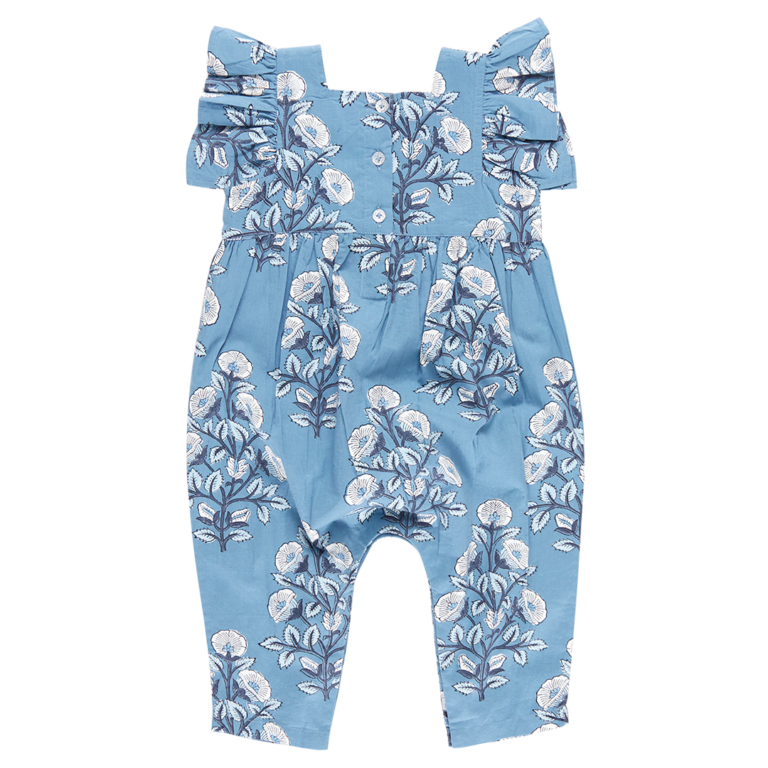 Baby Girls Elsie Jumper - Blue Bouquet Floral