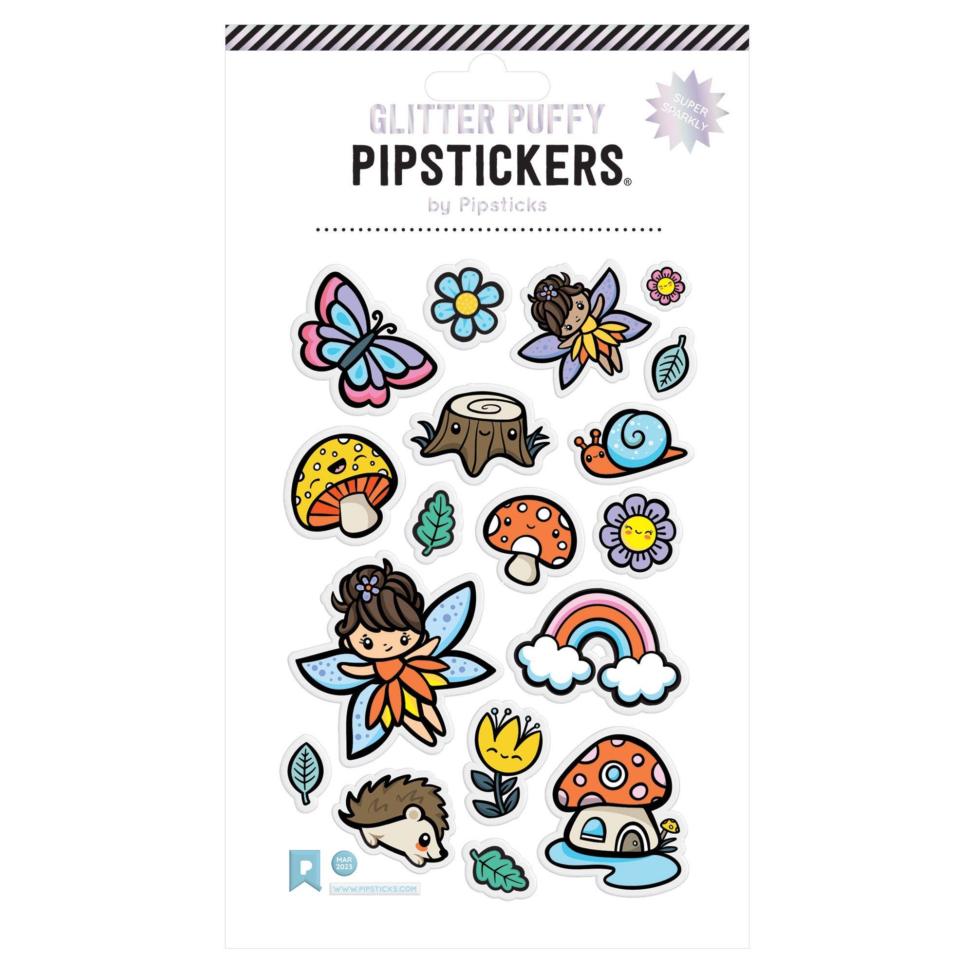 Puffy Forest Fairies Stickers