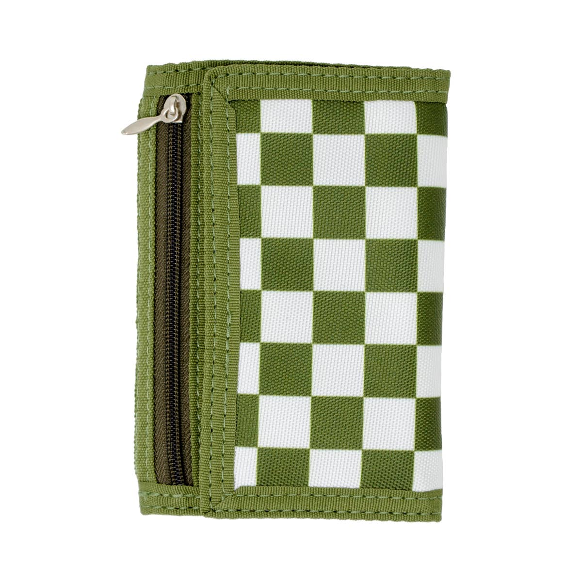 Checkered Boy Wallet: Blue