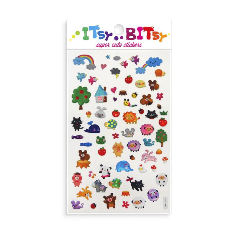 Itsy Bitsy Stickers-Animal Town