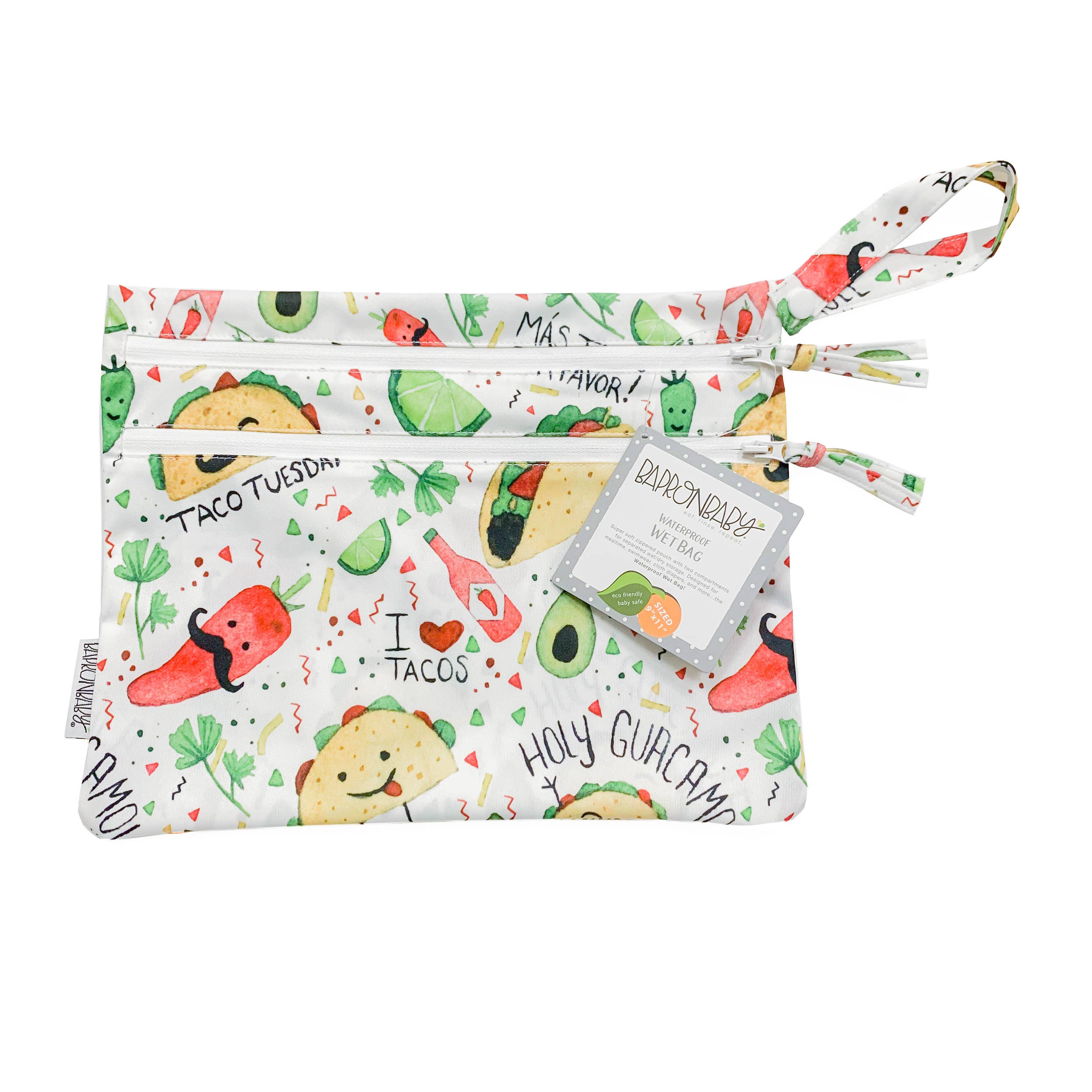 Taco Party Waterproof Wet Bag