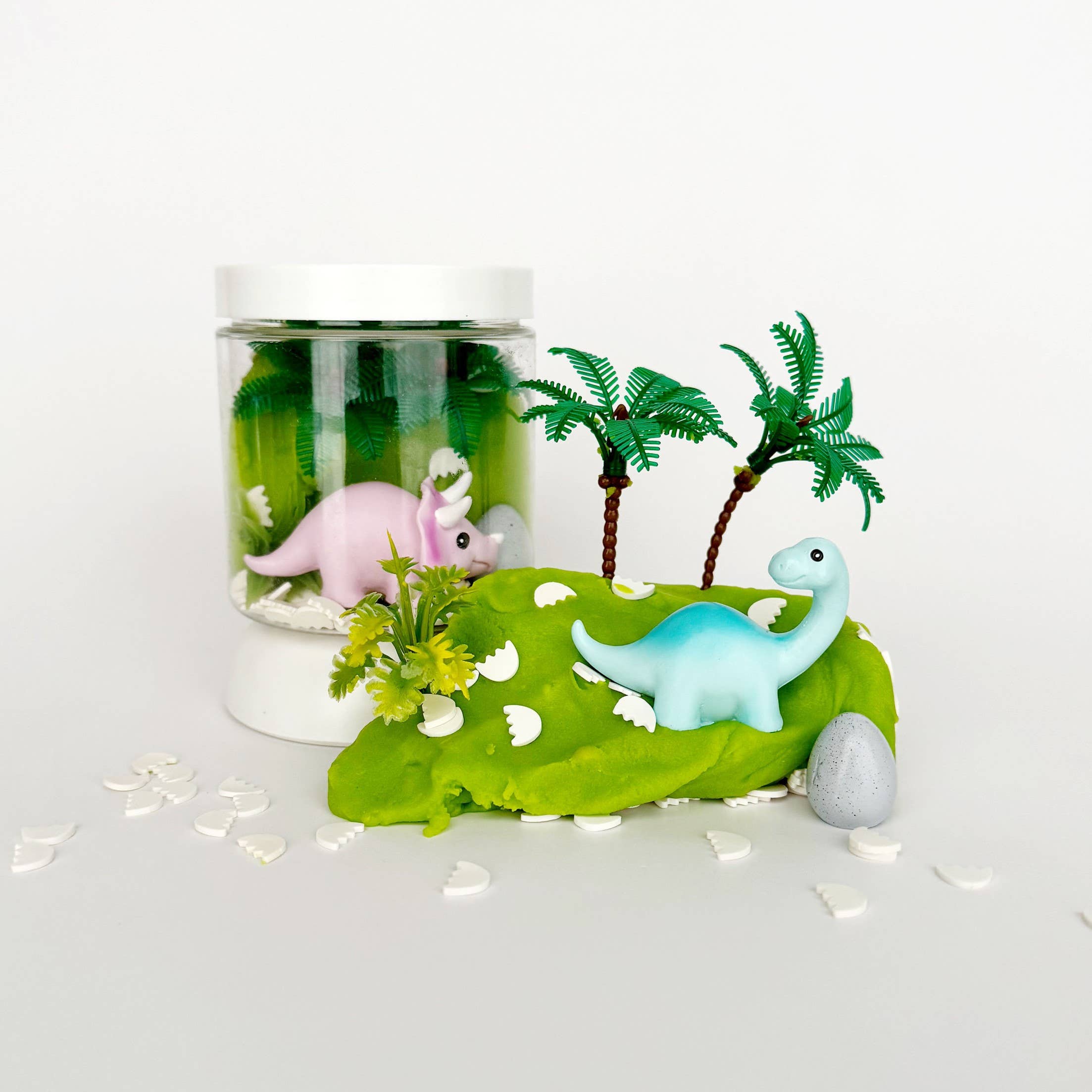 Earth Grown KidDoughs Dinosaur Mini Dough To Go Little Sprout