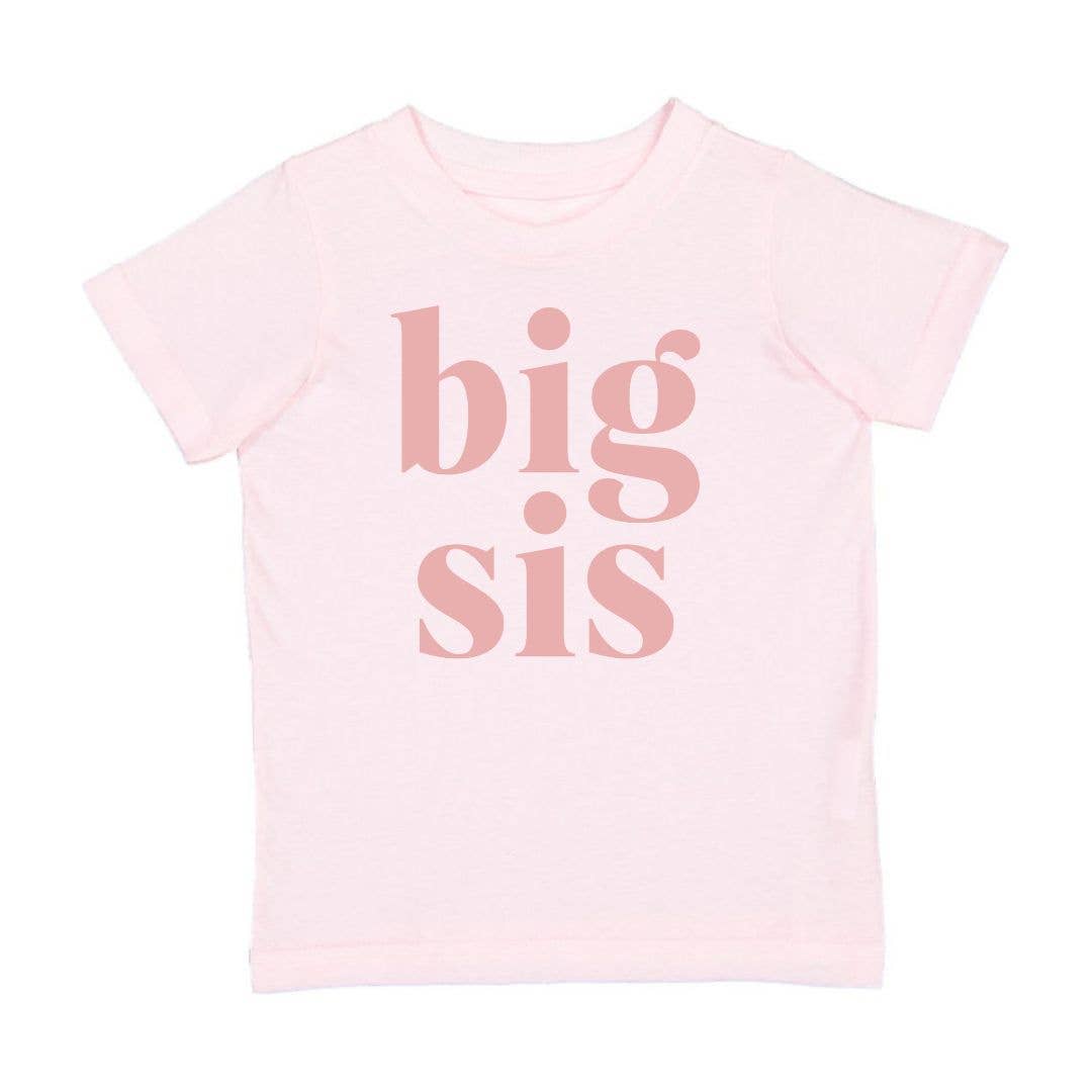 Big Sis Short Sleeve Shirt - Pregnancy Announcement - Family: 7/8