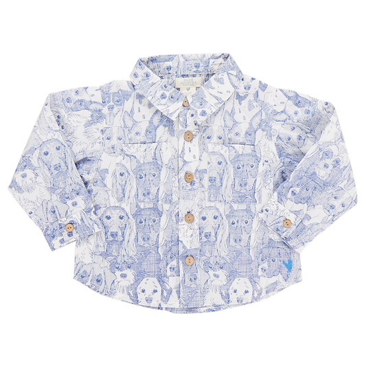 Baby Boys Jack Shirt - Dogs A Plenty