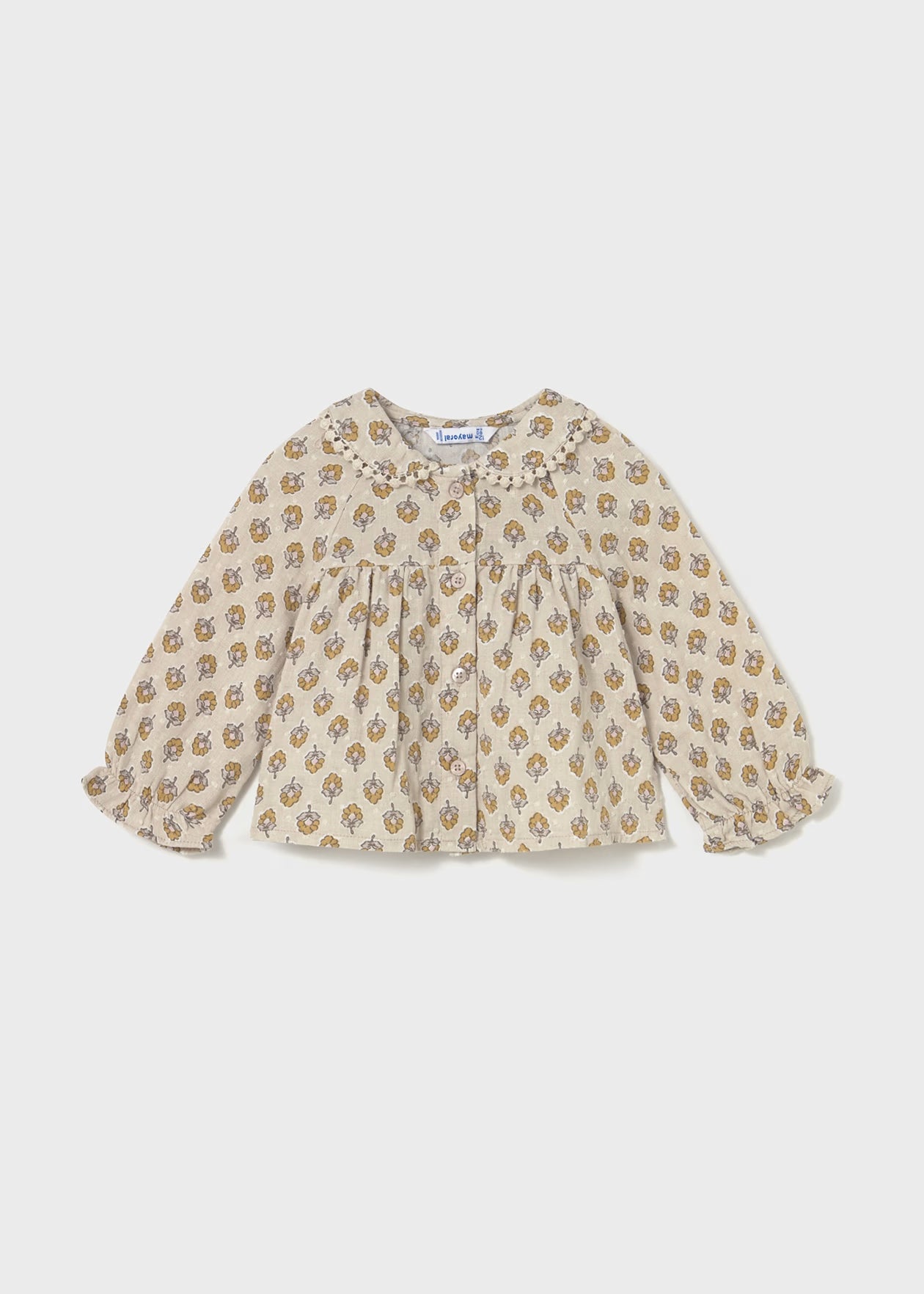 Plumeti Chiffon blouse Honey Little Sprout
