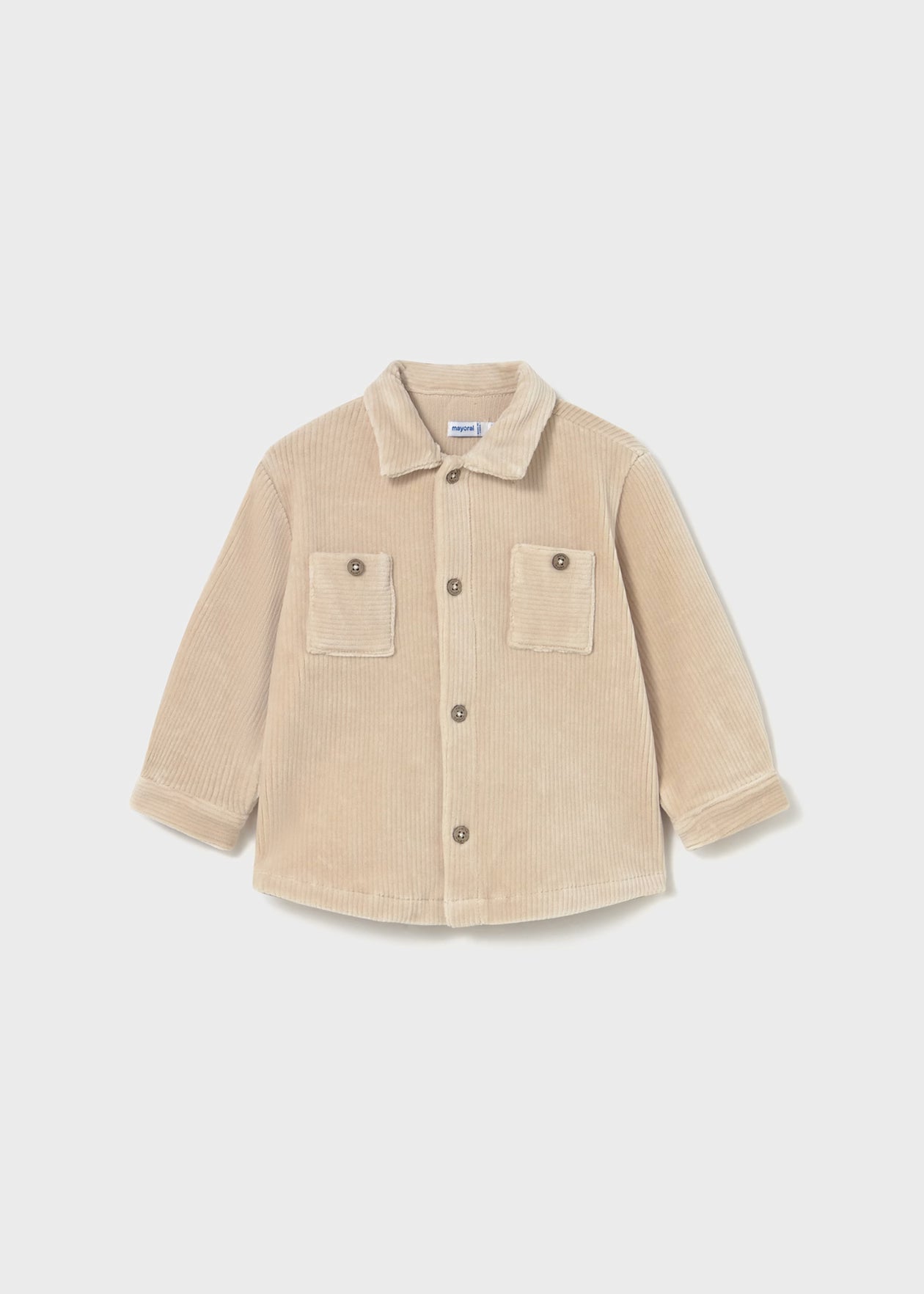 Mayoral Baby Corduroy Overshirt Cereal Little Sprout