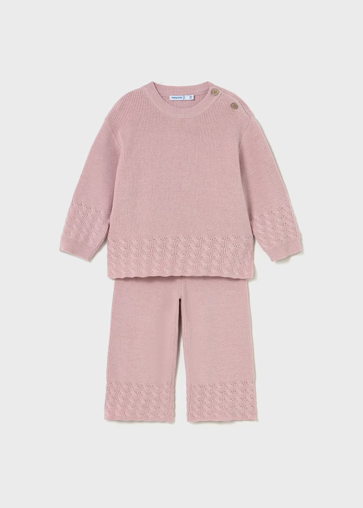 Baby Knit Pants Set Quartz Crystal Little Sprout